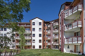 Mehrfamilienhaus in der Friedrich-List-Straße 22, Wohnungen sind mit Balkonen ausgestattet