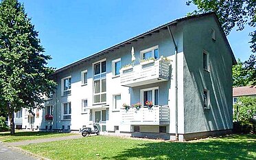 Zugang und Balkone eines unserer Mietobjekte in Gelsenkirchen-Bulmke-Hüllen