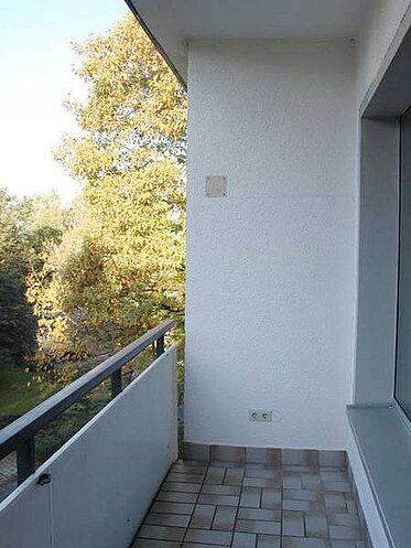 Balkonbereich einer unserer Mietwohnungen in Solingen-Wald